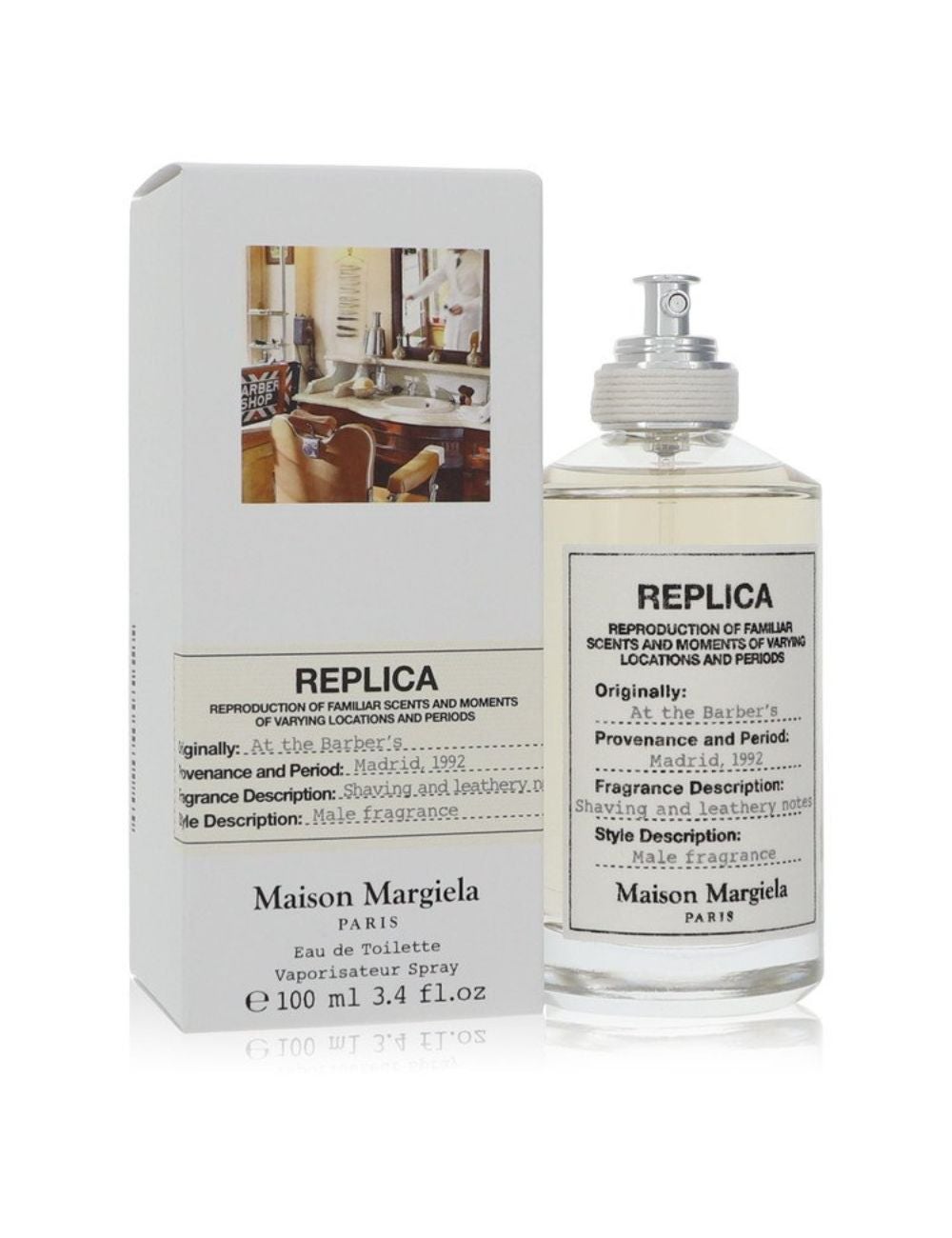 Replica At The Barber's Eau De Toilette Spray By Maison Margiela 100 ml ...