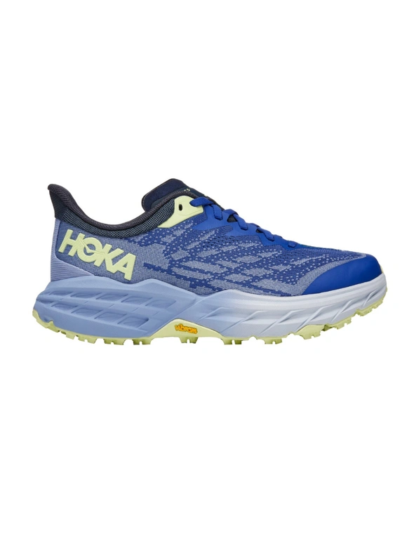 Hoka One One Women's Speedgoat 5 Running Shoes (Purple Impression/Bluing, Size 8H US), hi-res image number null