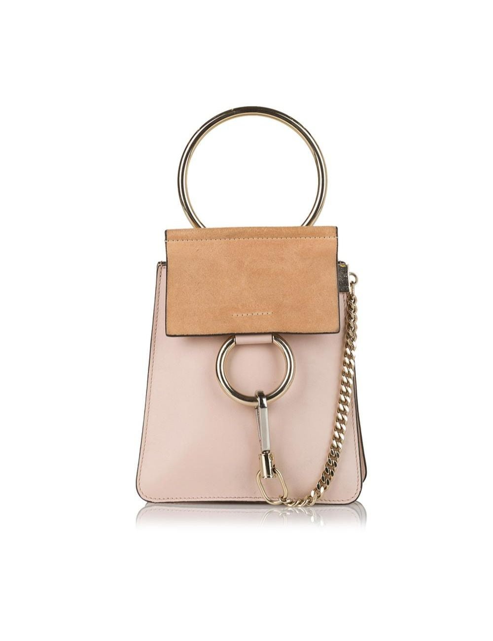 Chloé mini faye leather best sale bracelet bag