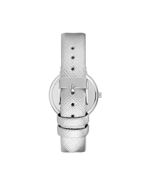 Silver Rhinestone Fashion Watch with Quartz Movement, hi-res image number null