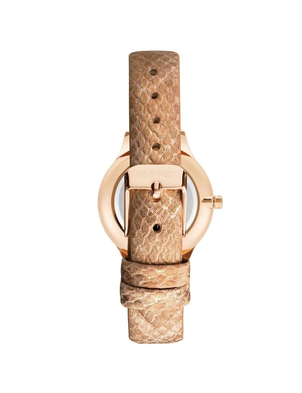 Rose Gold Fashion Analog Watch with Rhine Stone Facing, hi-res image number null