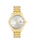 Golden Fashion Analog Watch with Day and Date Functions, hi-res