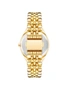 Golden Fashion Analog Watch with Day and Date Functions, hi-res