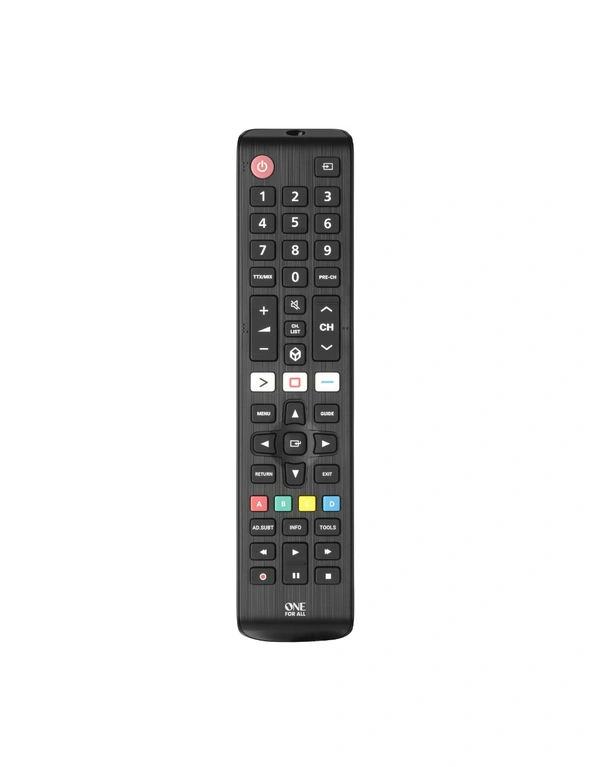 One For All Samsung Replacement Remote with NET-TV -Black (UE-URC4910), hi-res image number null