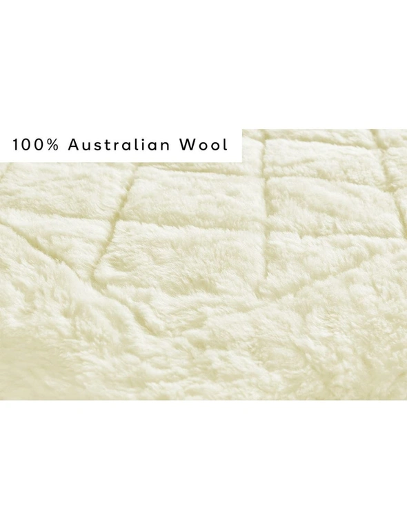 Ovela 100% Australian Wool Reversible Underlay (King), hi-res image number null