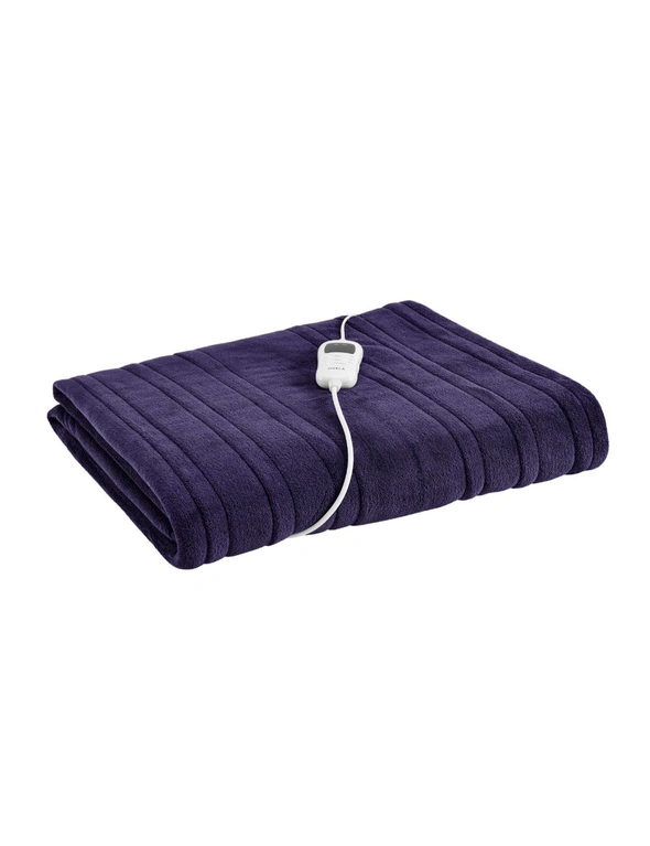 Ovela Plush Electric Heated Throw Blanket (Orchid, 160cm x 130cm), hi-res image number null