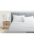 Ovela Cotton Flannelette Bed Sheet Set (White, King), hi-res