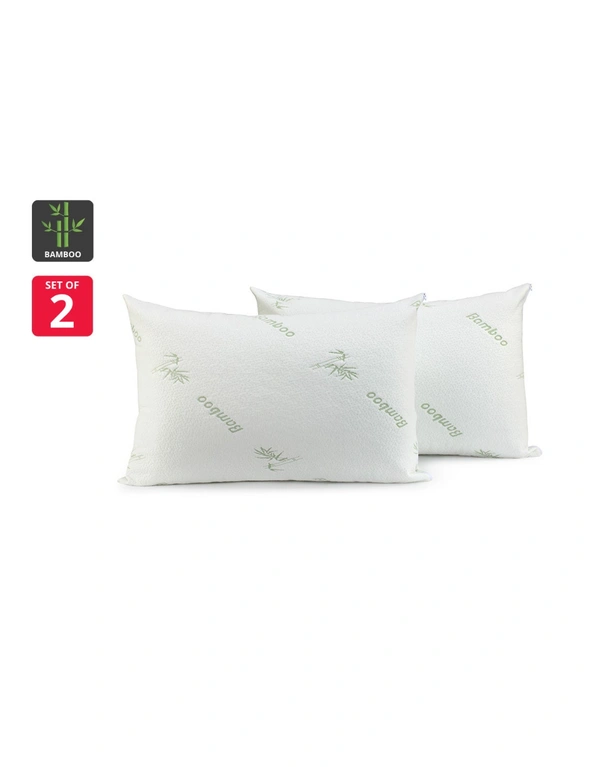 Ovela Set of 2 Bamboo Waterproof Pillow Protectors, hi-res image number null