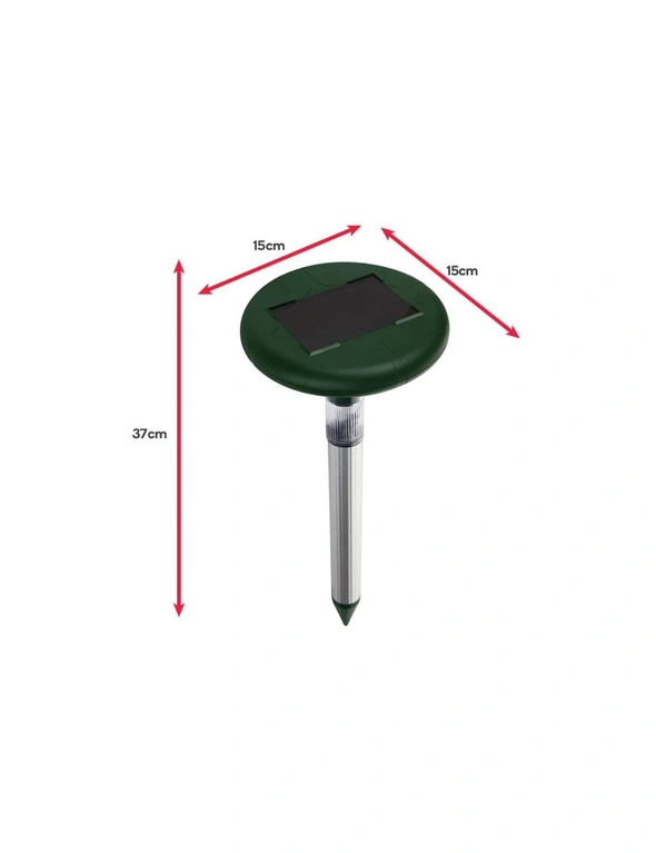 Pestill Solar LED Light Snake Repeller (2 Pack), hi-res image number null