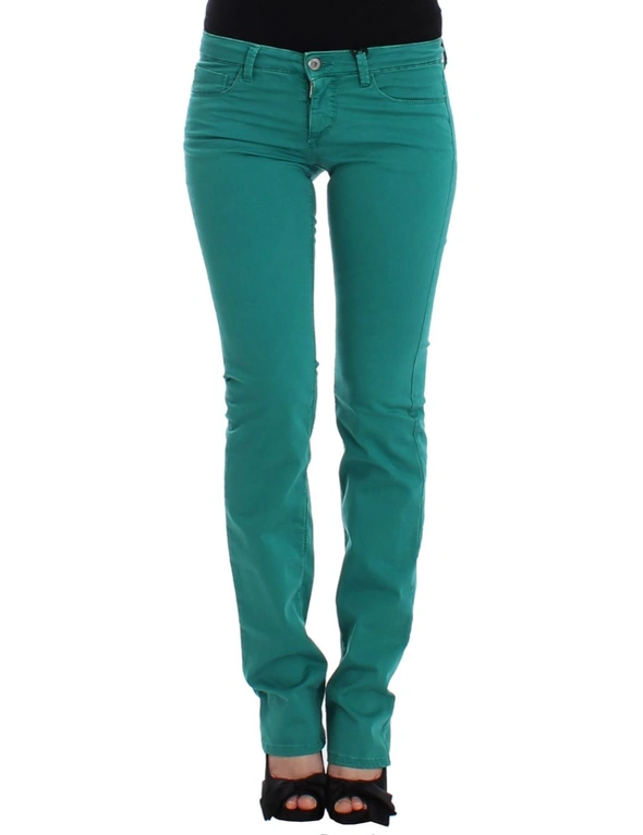 Costume National Green straight leg jeans, hi-res image number null