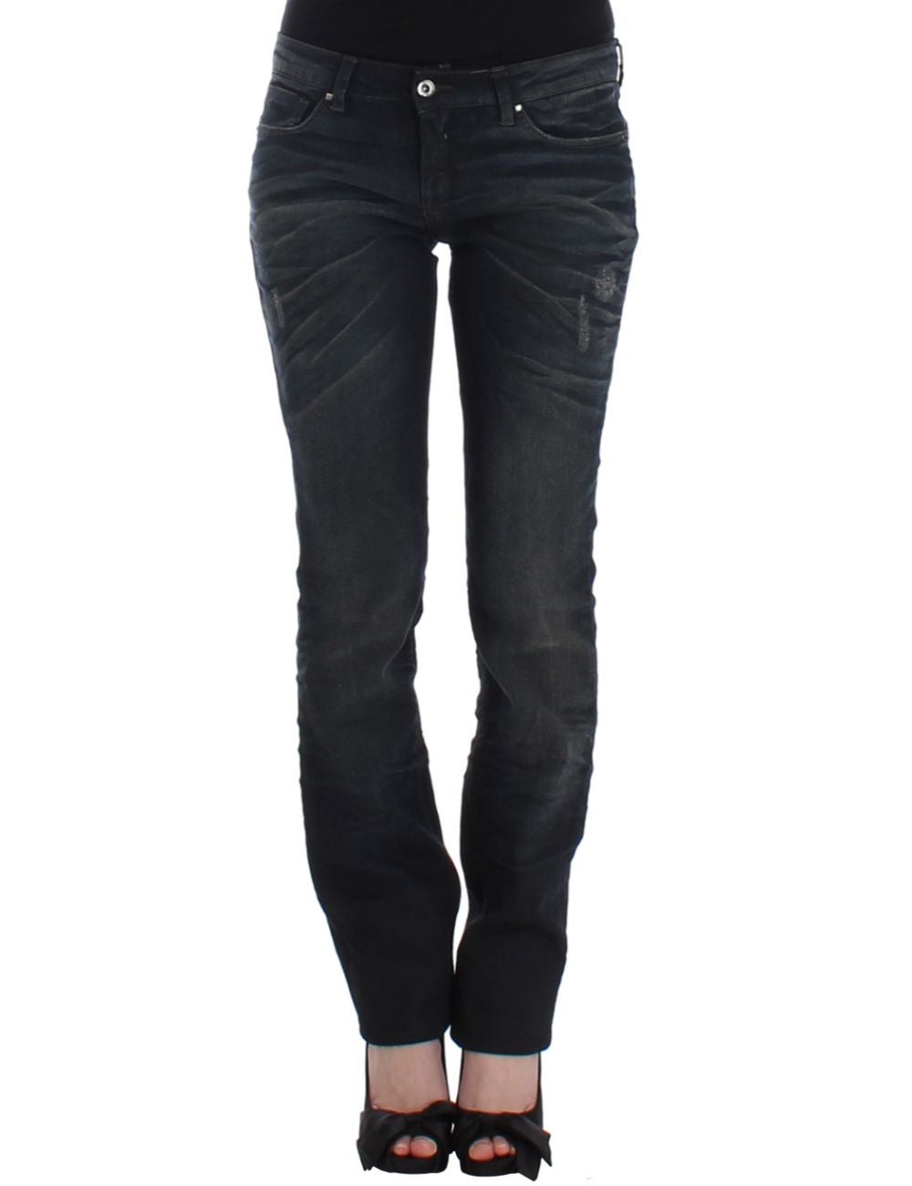 Costume National Blue skinnny leg jeans | Rockmans