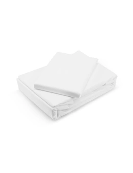 Trafalgar 1200TC Cotton Rich Quilt Cover Set (White, King)