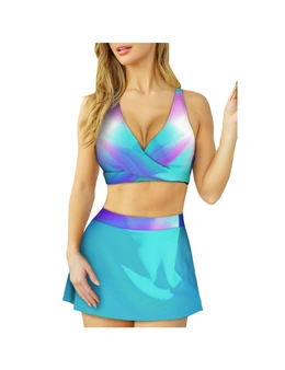 Azura Exchange Tie-Dye Cross Criss Bikini Swimsuit