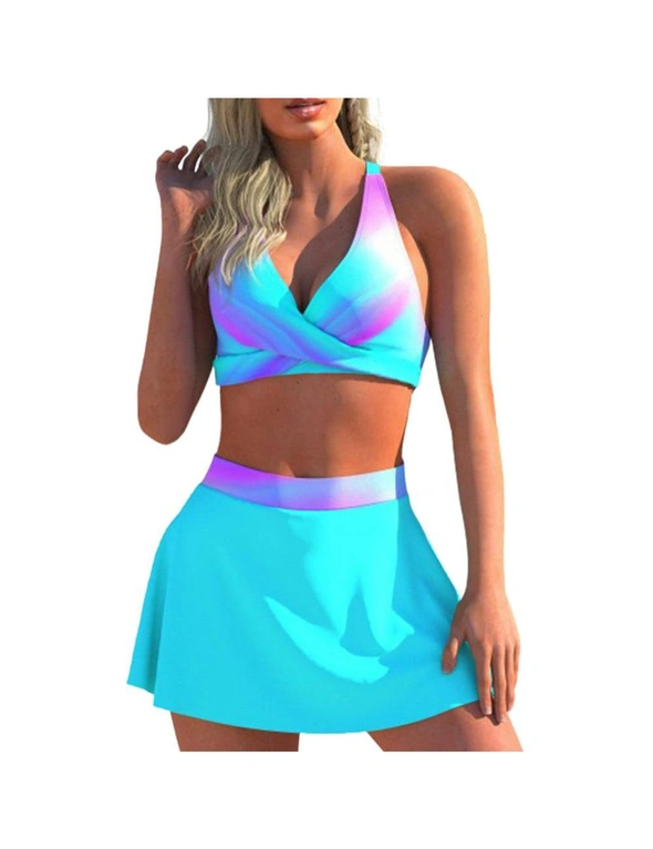 Azura Exchange Tie-Dye Cross Criss Bikini Swimsuit, hi-res image number null
