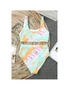 Azura Exchange Abstract Waves Print High Waist Bikini Swimsuit, hi-res