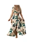 Azura Exchange Tropical Print Crop Top and Maxi Skirt Set, hi-res