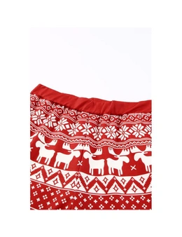 Azura Exchange Christmas Tree Reindeer Pullover and Pants Lounge Set