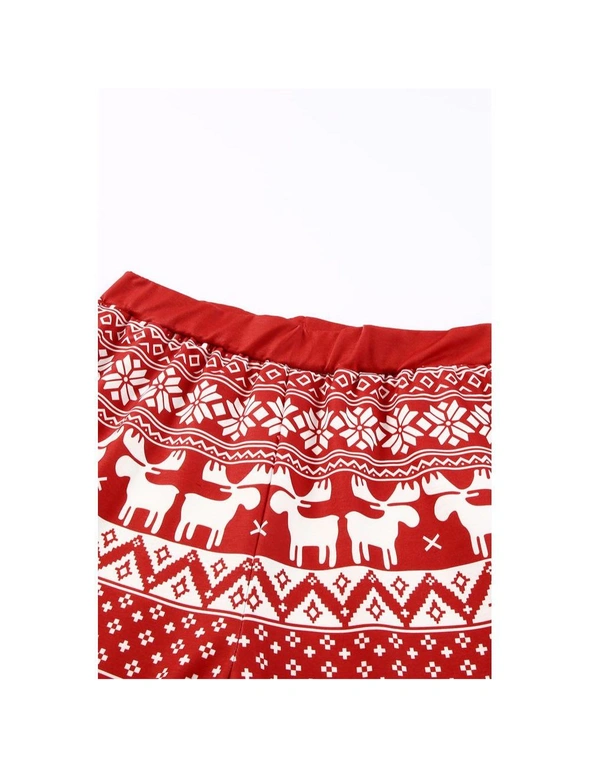 Azura Exchange Christmas Tree Reindeer Pullover and Pants Lounge Set, hi-res image number null