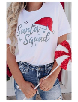 Azura Exchange Santa Squad Graphic Print Short Sleeve T Shirt