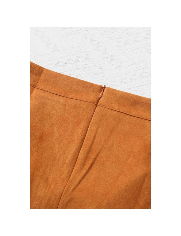 Azura Exchange Fringed Wrap Western Midi Skirt, hi-res image number null