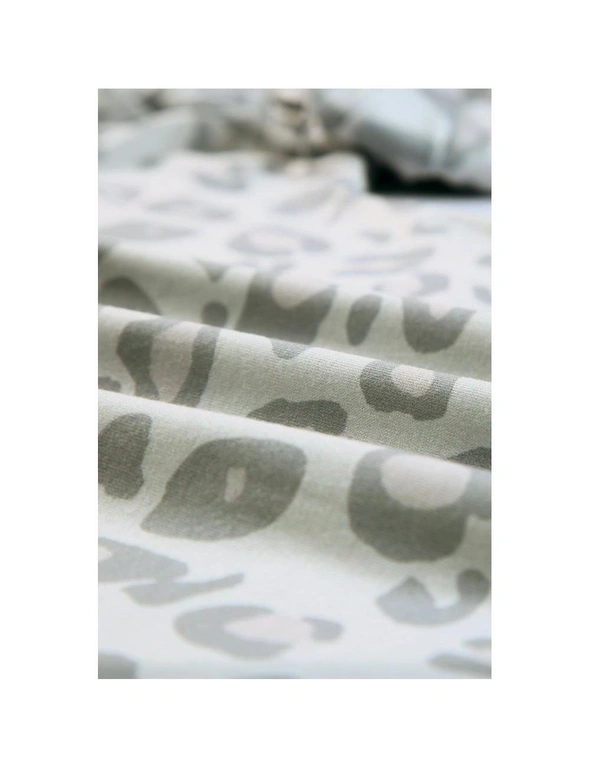 Azura Exchange Print Long Sleeve Top & Drawstring Joggers Loungewear, hi-res image number null