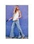 Azura Exchange Wide Leg Split Hemline Flared Jeans, hi-res