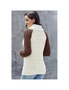 Azura Exchange Button Turtle Cowl Neck Asymmetric Hem Wrap Pullover Sweater, hi-res
