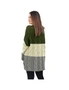 Azura Exchange Colorblock Cable Knit Sweater with Slits, hi-res