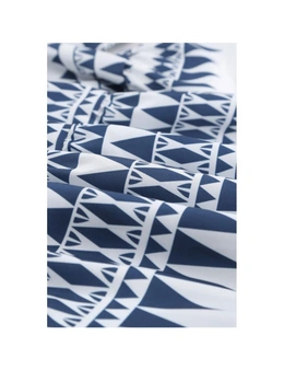 Azura Exchange Geometric Print V neck Flare Half Sleeve Ruffle Swing Mini Dress