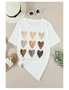 Azura Exchange Be Kind Heart Print O-Neck T-shirt, hi-res