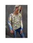 Azura Exchange Tie-dyed Print Cut-out Long Sleeve Top, hi-res