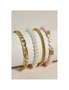 Azura Exchange 4PCS MAMA Pearls Beaded Chain Bracelets Set, hi-res