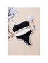 Azura Exchange One Shoulder Patchwork High-waisted Bikini Set, hi-res