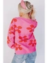 Azura Exchange Big Flower Knit Ribbed Trim Sweater, hi-res
