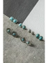 Azura Exchange Alloy Florets Turquoise Earrings Set, hi-res