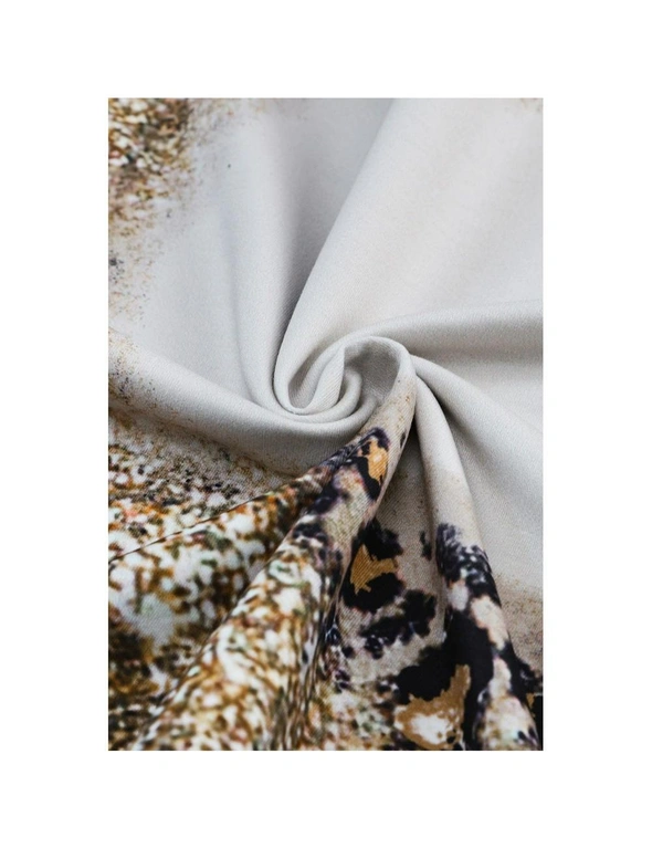 Azura Exchange Bleached Tie Dye Leopard Print Long Sleeve Top, hi-res image number null