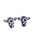 Azura Exchange Black Western Cow Pattern Stud Earrings, hi-res