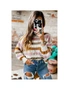 Azura Exchange Multicolor Striped Hollowed Knitted Loose Sweater, hi-res