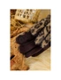 Azura Exchange Brown Studded Furry Leopard Gloves, hi-res