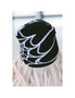 Azura Exchange Black Halloween Cobweb Pattern Woolen Hat, hi-res