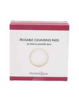 Frank & Rosie Makeup Remover Pads - Set of 6 with Laundry Bag