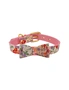 Pooches n' Paws Dog Collar - Floral Bow, hi-res