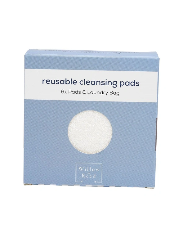 Willow + Reed Makeup Remover Pads - Set of 6 with Laundry Bag, hi-res image number null