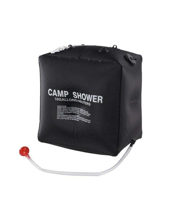 Bargene Craig Camp Shower Bag Solar Heated Water Pipe Portable Camping Hiking Travel, hi-res image number null