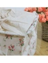 Bargene Canvas Zakka Vintage Drawstring Storage Laundry Shopping Basket Fold Bin Flower, hi-res