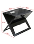 Bargene Portable Notebook Grill Foldable Folding Charcoal Bbq Camping Picnic Barbecue, hi-res