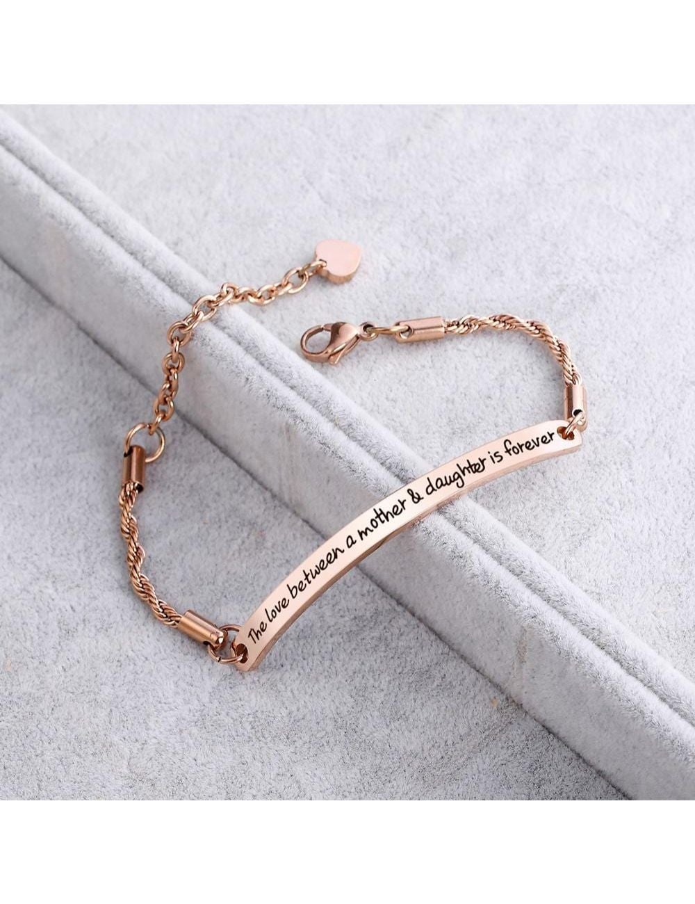 Rose gold sale daughter bracelet