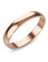 Bullion Gold Solid Round Stainless Steel Bangle in Rose Gold 8mm, hi-res