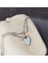 Bullion Gold River's Heart Bracelet in High Polished Stainless Steel, hi-res