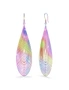 Bullion Gold Laser Etched Earrings In Rainbow, hi-res